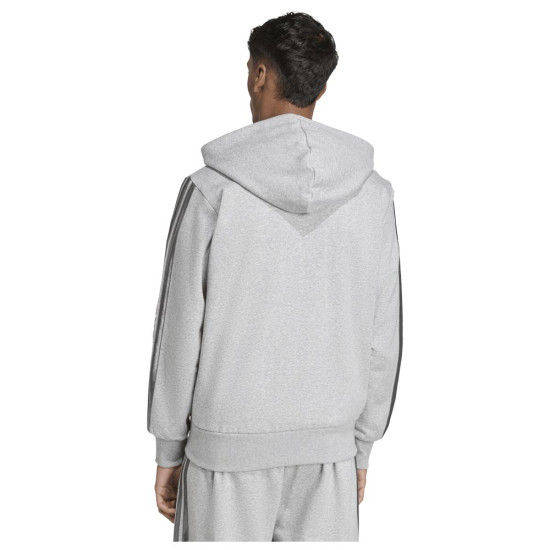 Adidas Ανδρική ζακέτα Essentials Holiday 3-Stripes Full-Zip Hoodie